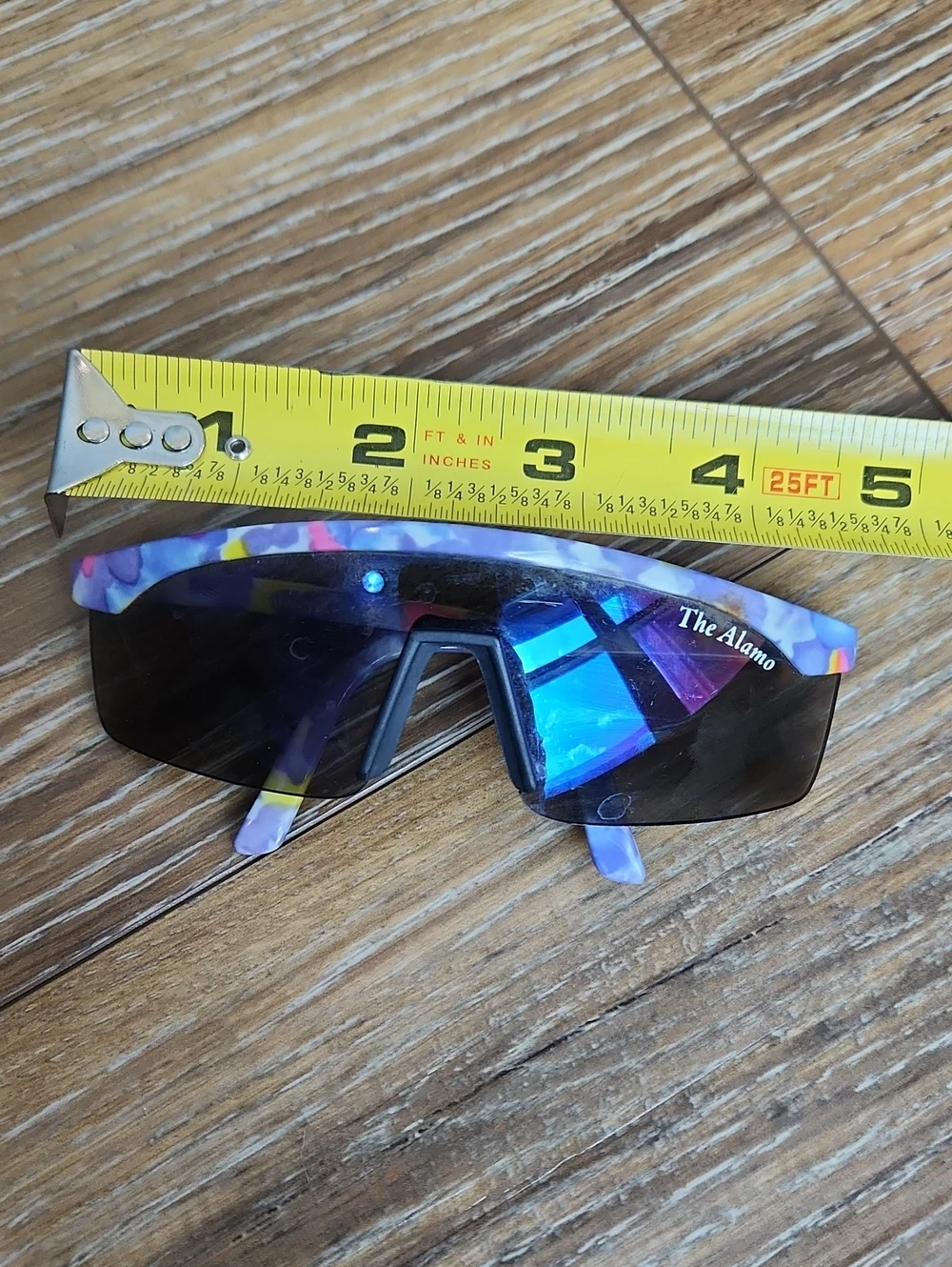 Vintage The Alamo Kids Sunglasses Purple Blue Pink Yellow